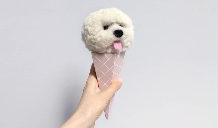Make a Pom Pom Dog!
