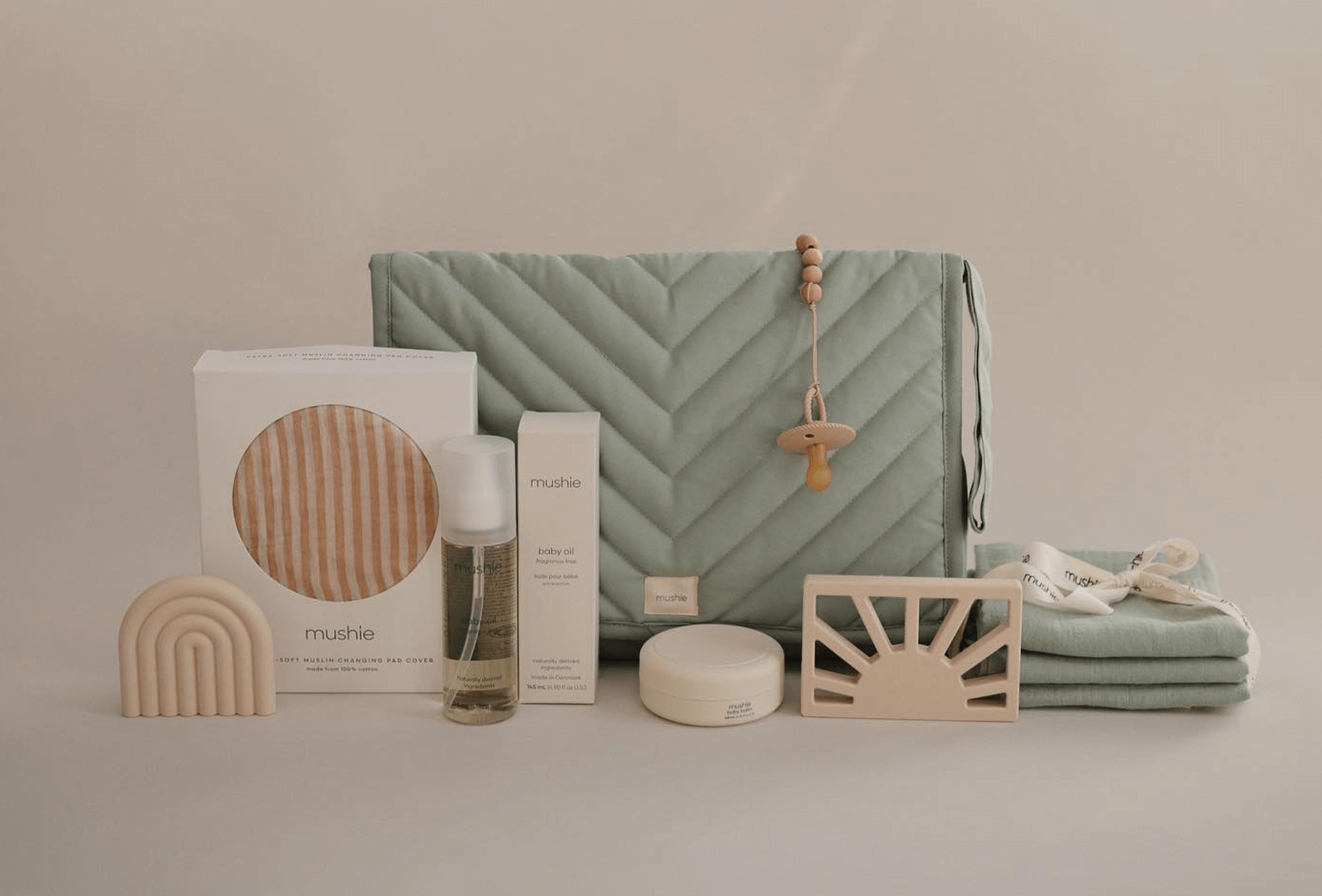 Mushie-American-Homewares-Bibs-Pacifiers-Dummies-Little-Gatherer-NZ-Childrens-Boutique