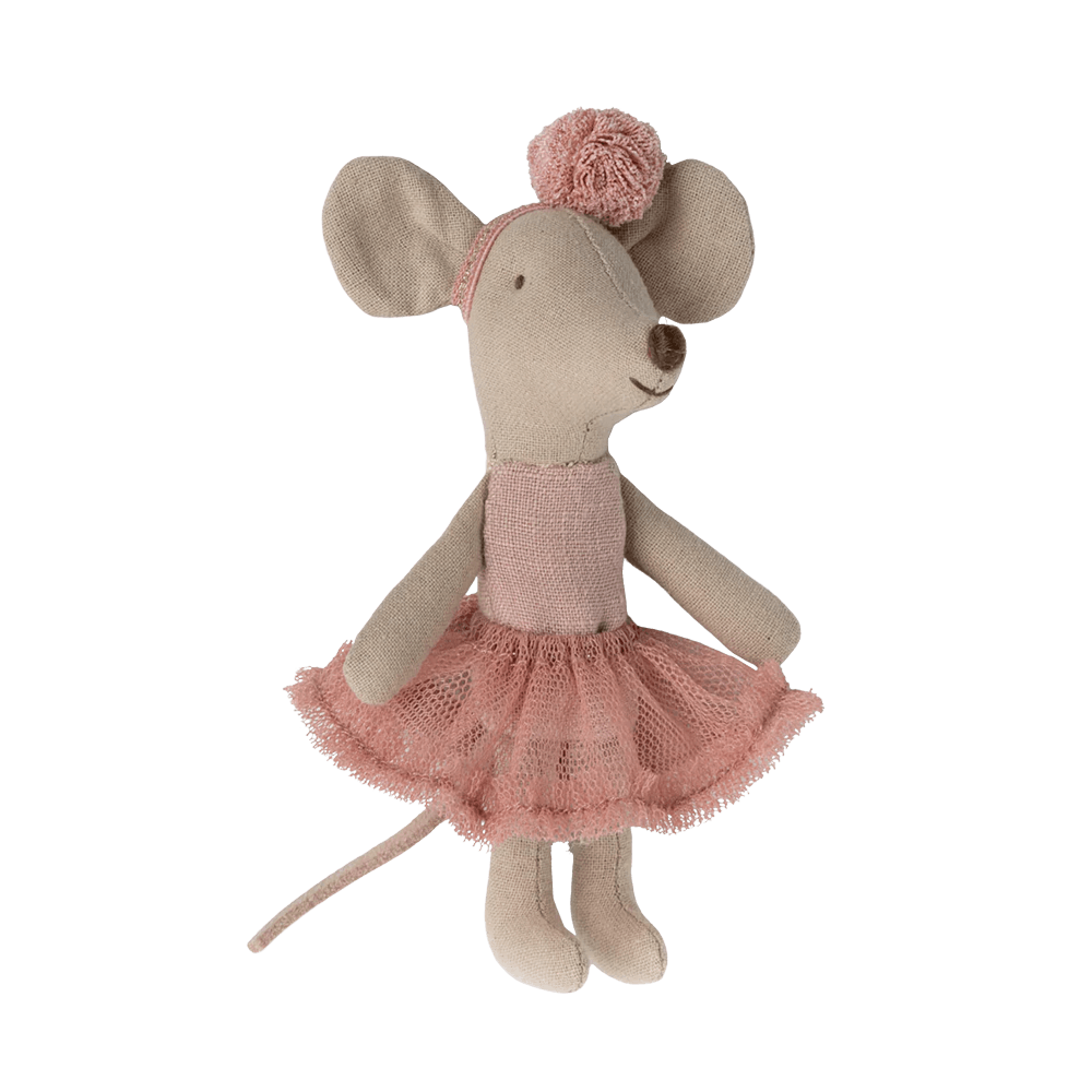 Little Sister Ballerina Mouse Rose