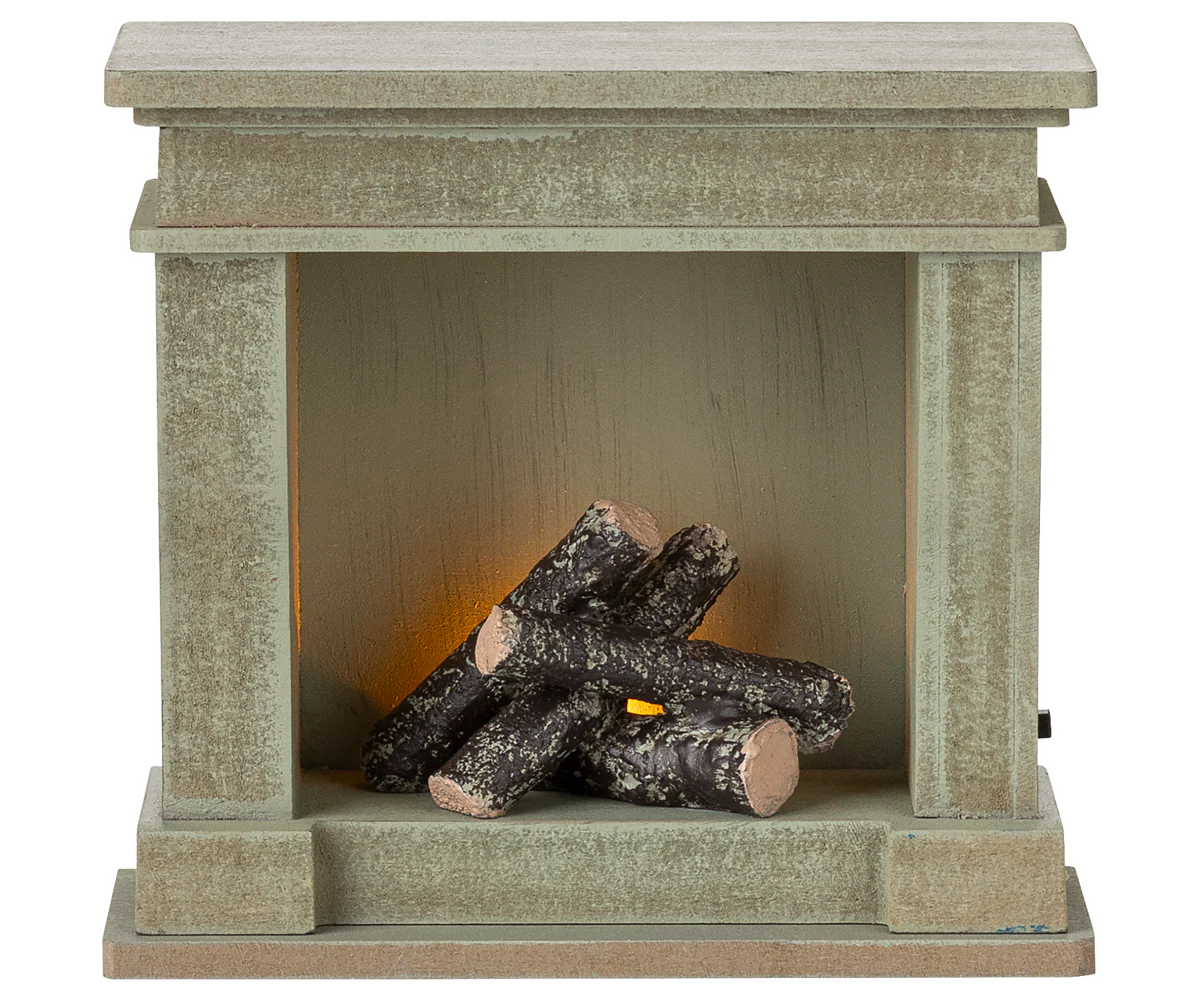 Fireplace Miniature | Dusty green