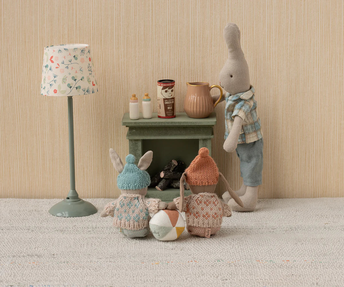 Fireplace Miniature | Dusty green