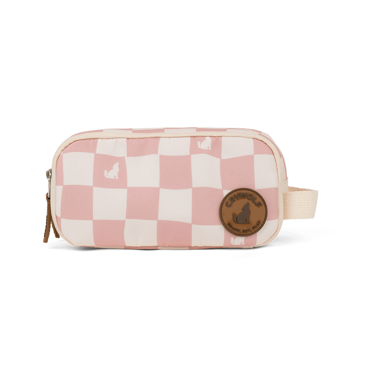 Crywolf Fable Pencil Case - Pink Check