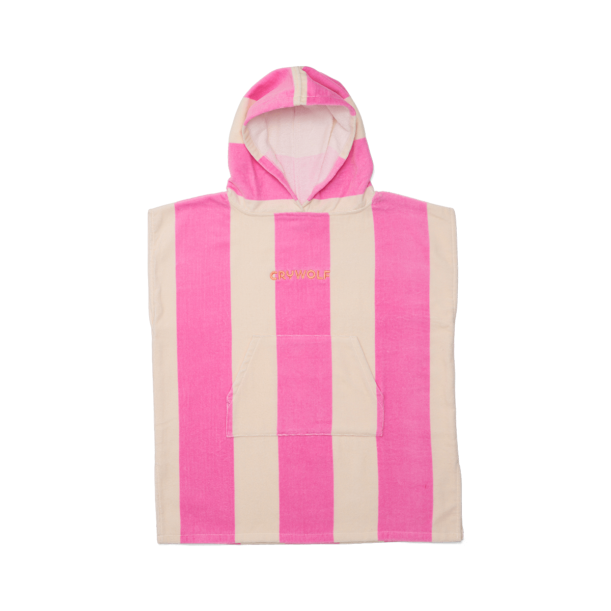 Crywolf Hooded Towel - Candy Stripe