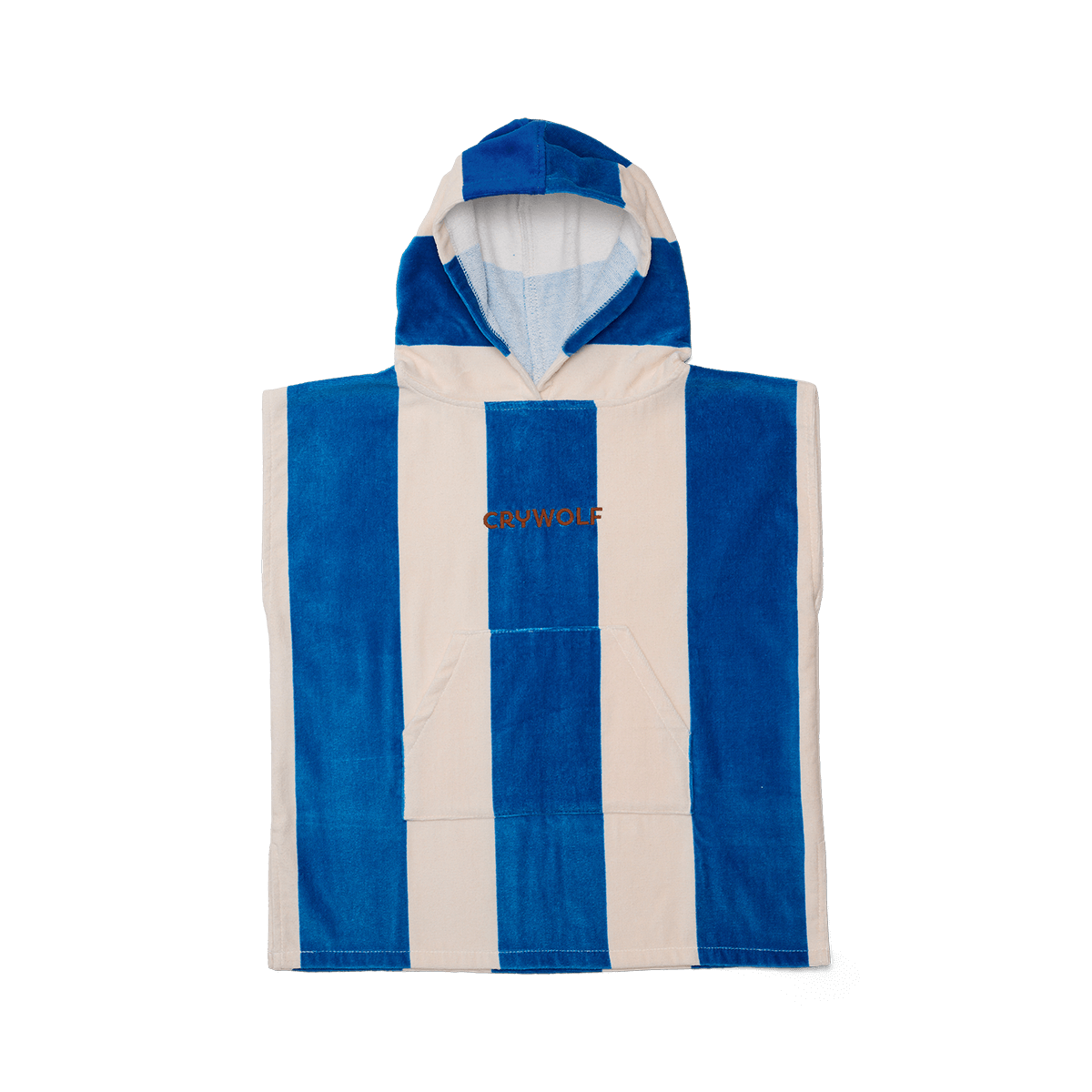 Crywolf Hooded Towel - Deep Sea Stripe
