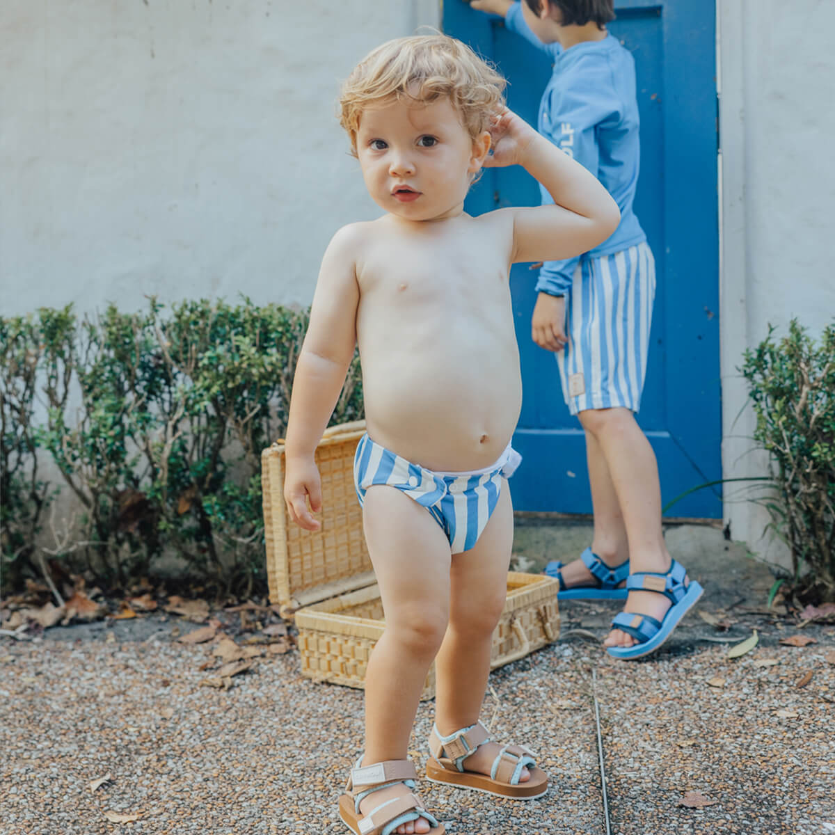 Crywolf Reusable Swim Nappy - Deep Sea Stripe