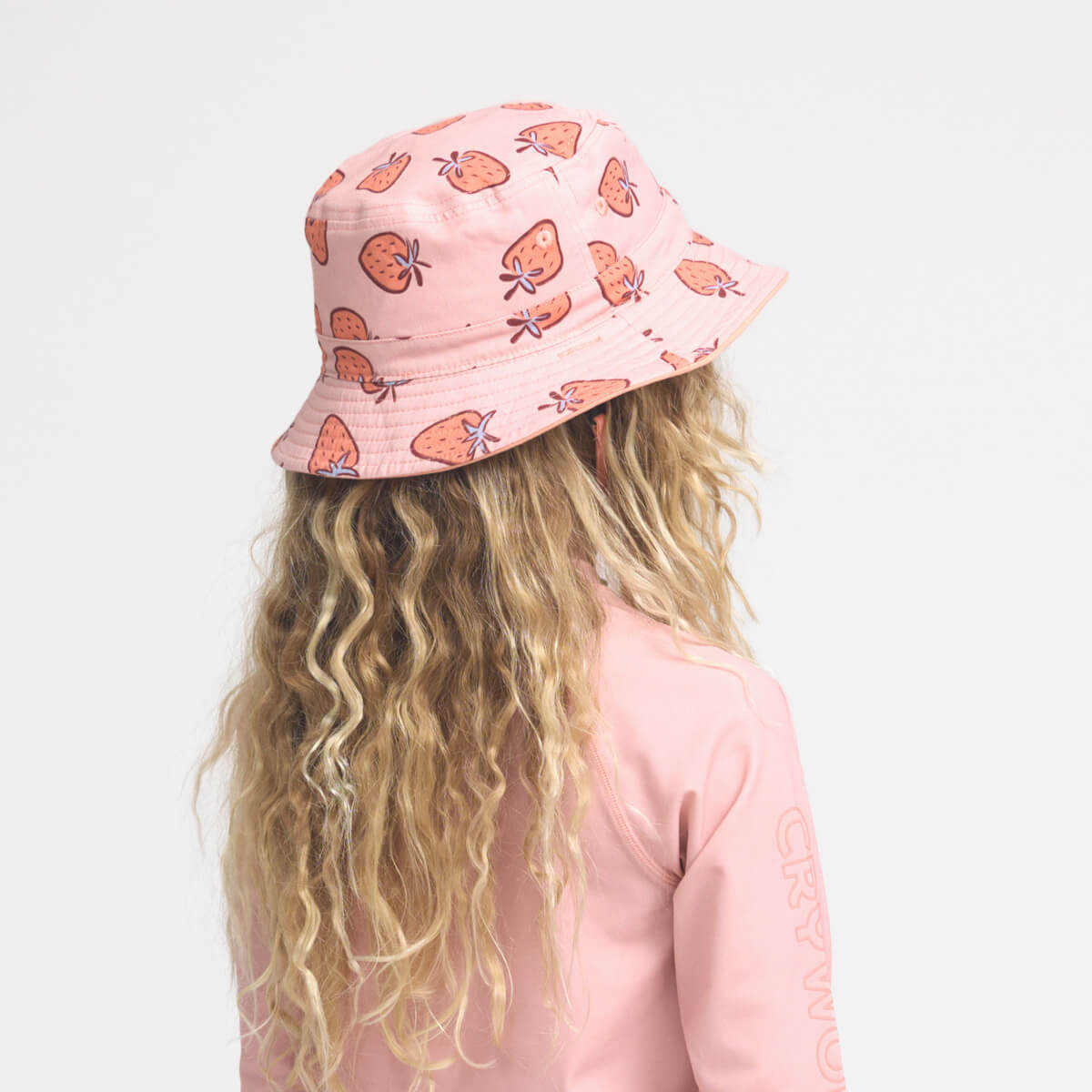 Crywolf Reversible Bucket Hat - Strawberry Splash