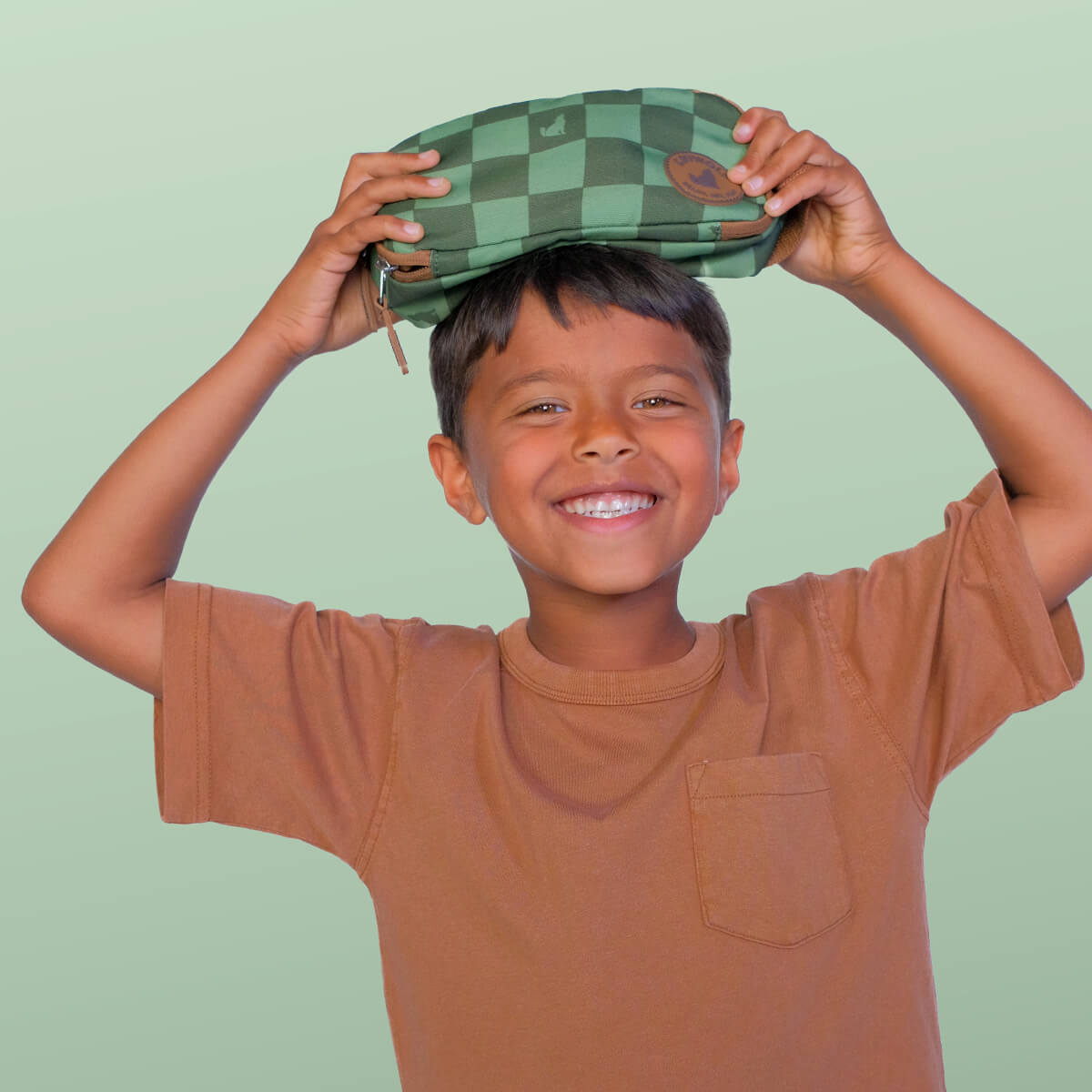 Crywolf Fable Pencil Case - Green Check