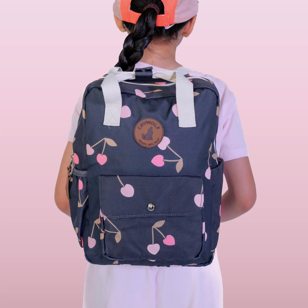 Crywolf Mini Backpack - Cherry Hearts