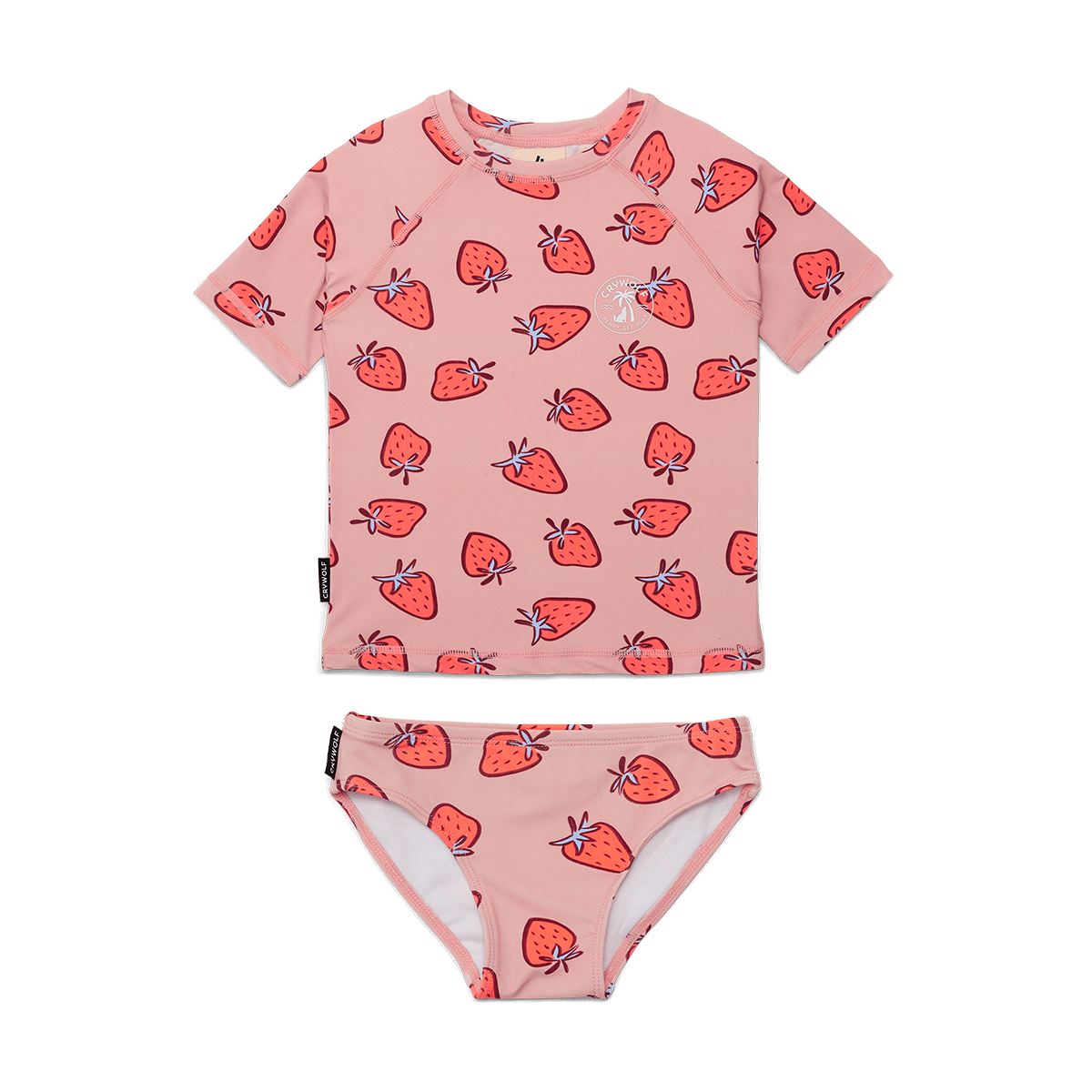 Crywolf Short Sleeve Rash Set - Strawberry Splash