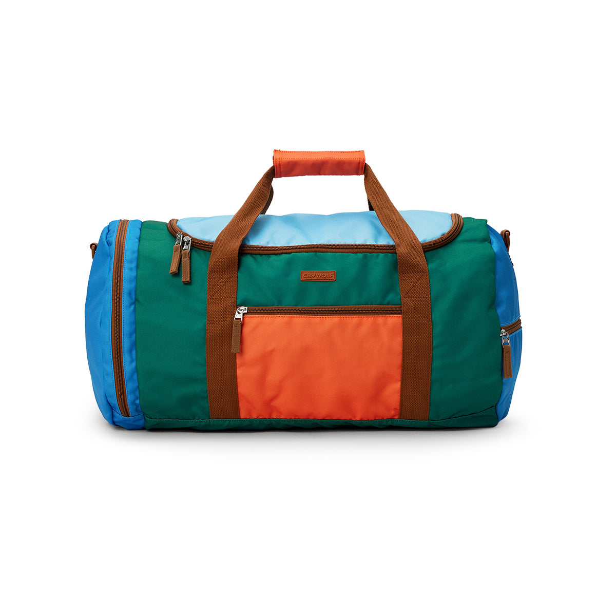 Packable Duffel Bag- Seaside Colourblock