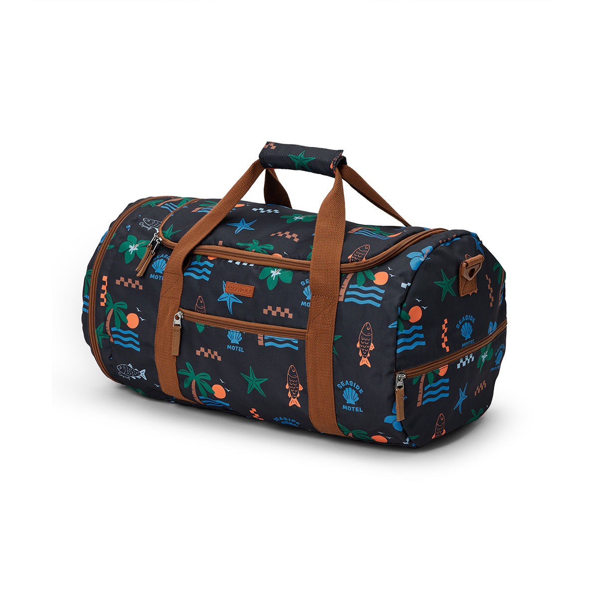 Packable Duffel Bag- Seaside Motel
