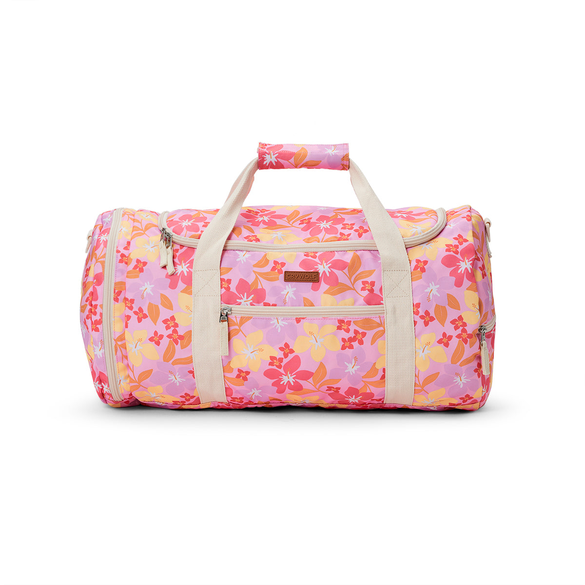 Packable Duffel Bag- Hibiscus Daze