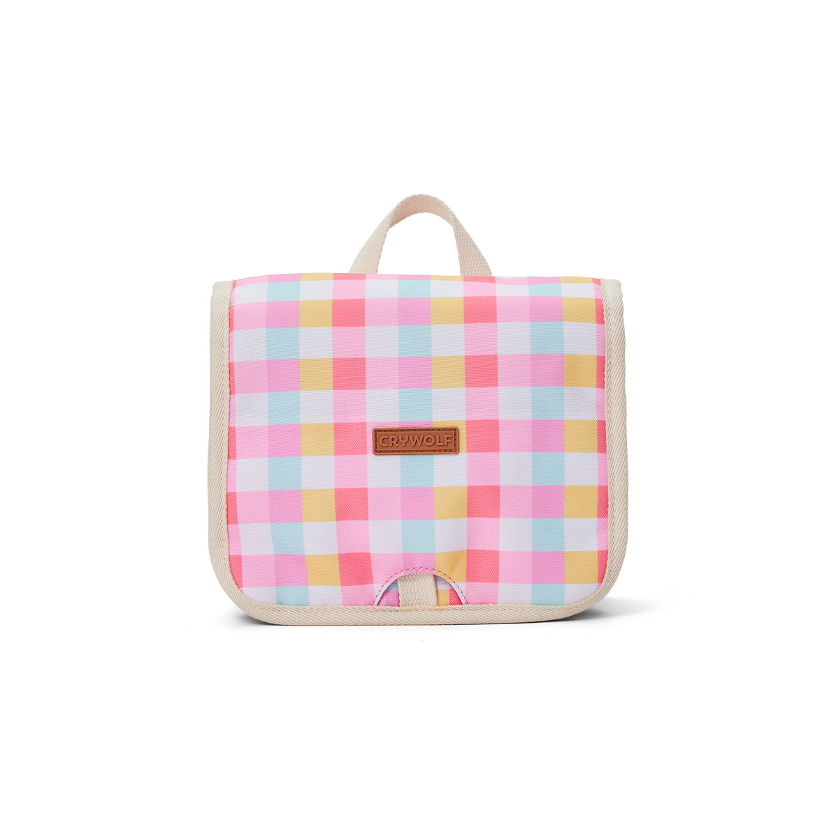 Hanging Toiletry Bag - Pop Gingham