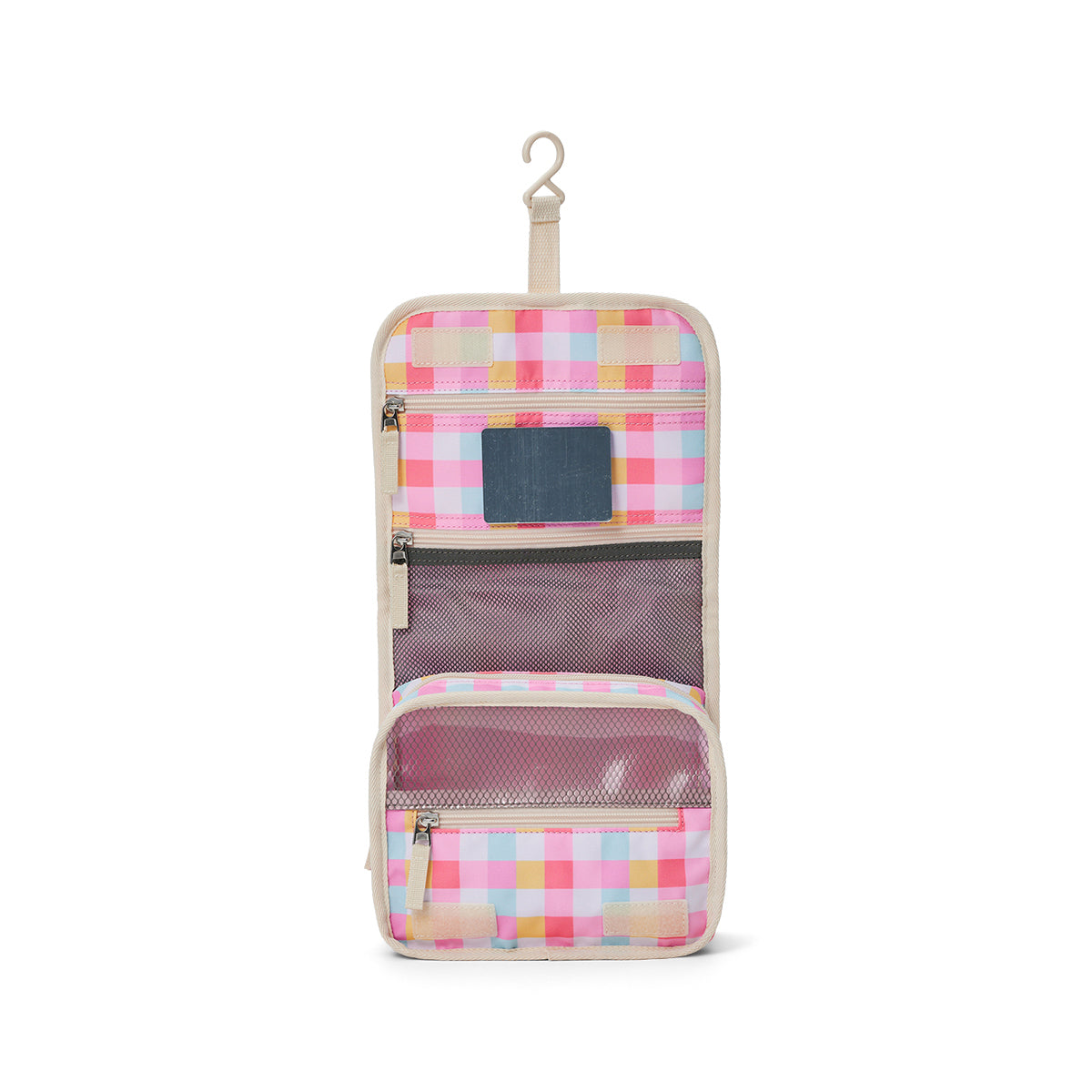 Hanging Toiletry Bag - Pop Gingham