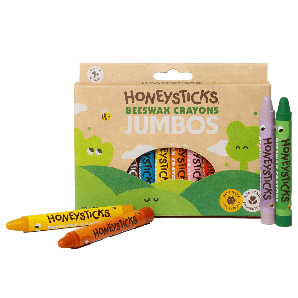 Honeysticks Beeswax Crayons Jumbos 12pk