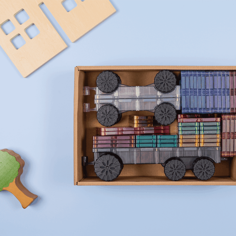 Connetix Pastel Transport Pack 50 pc