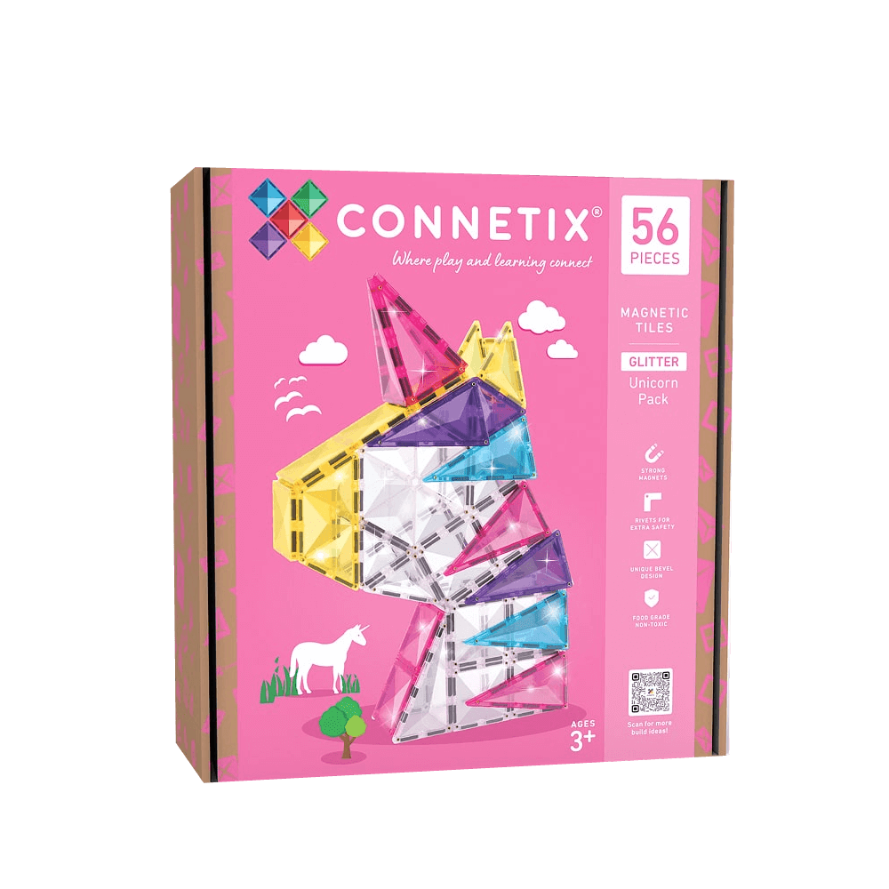 Connetix Glitter Unicorn Pack 56 pc