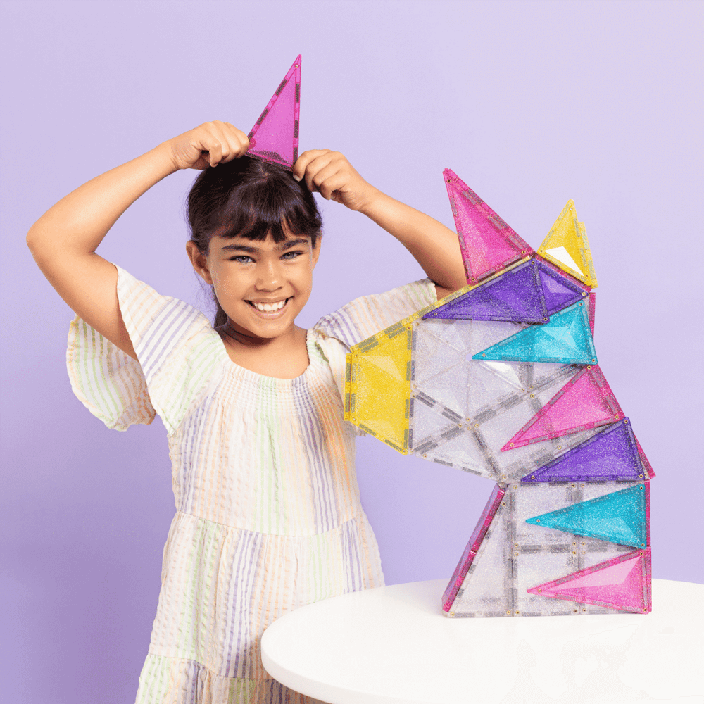 Connetix Glitter Unicorn Pack 56 pc