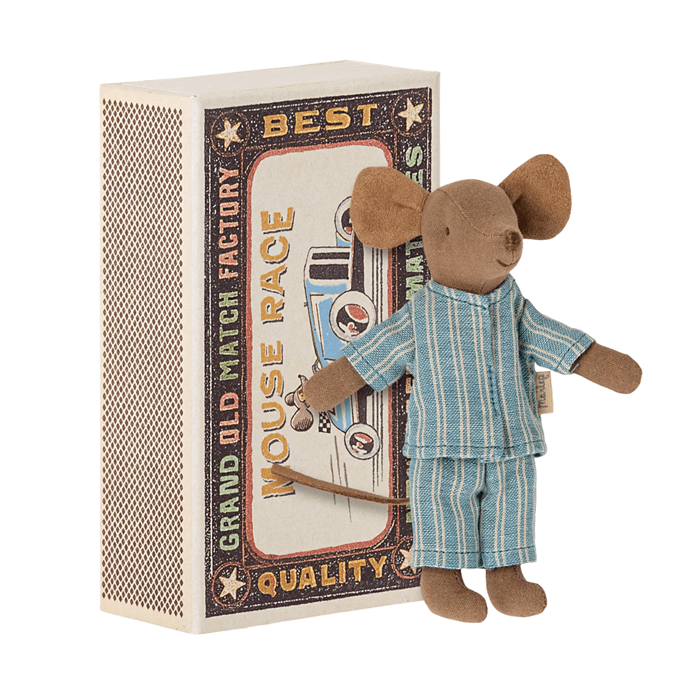Maileg Mouse Big Brother in Box - Brown