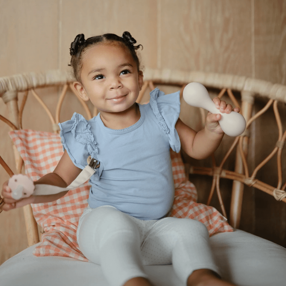 Mushie Baby Rattle - Shifting Sand