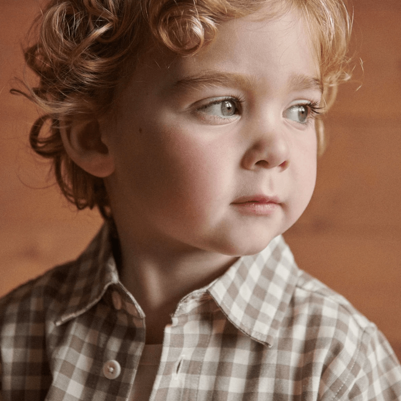 Nature Baby Ira Button Up - Cub Check