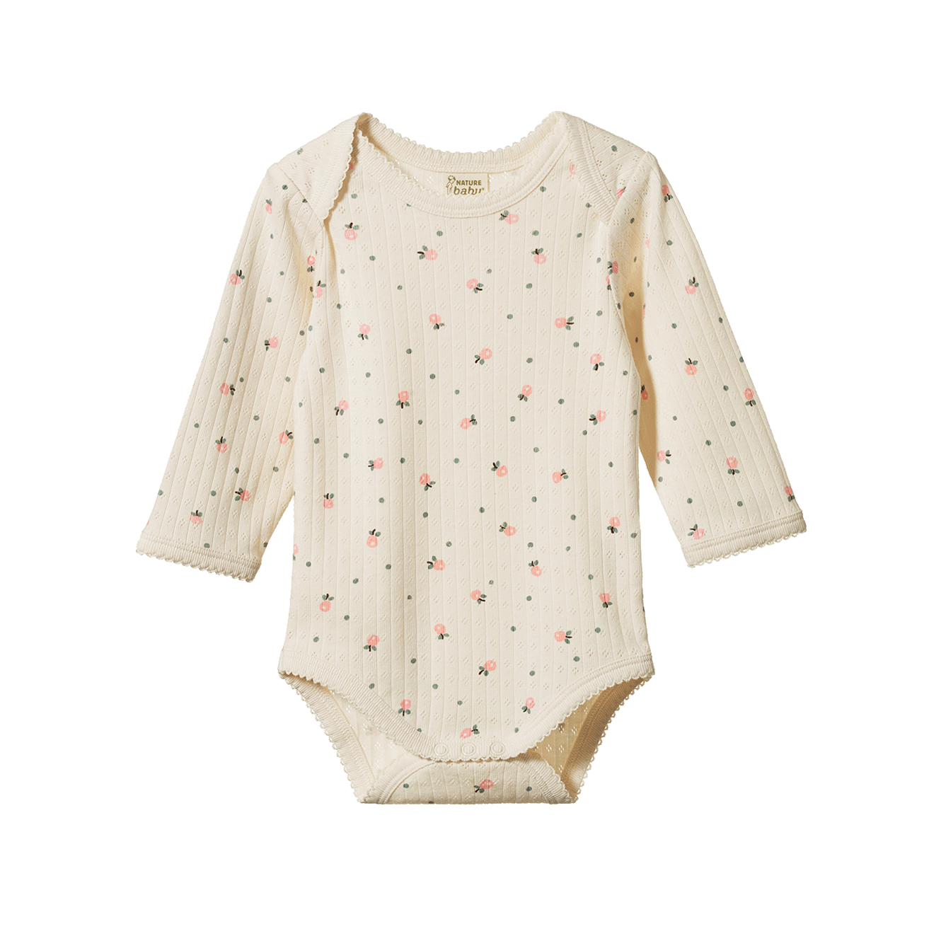 Nature Baby Long Sleeve Bodysuit - Posey Blossom