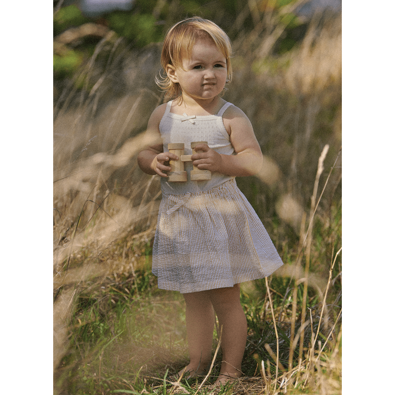 Nature Baby Orchard Skirt - Golden Stripe