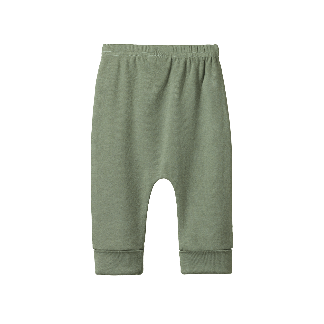 Nature Baby Cotton Drawstring Pants - Nettle