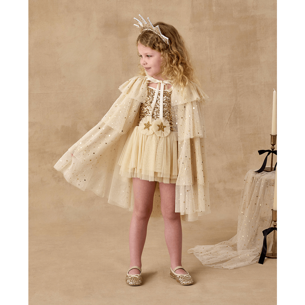 NoraLee Tulle Cape - Champagne Stars