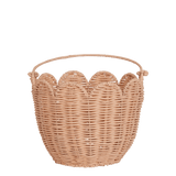 Olli Ella Tulip Carry Basket - Seashell Pink