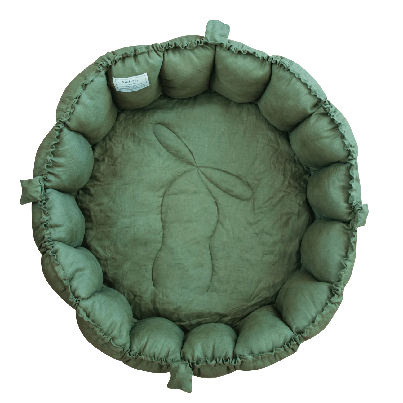 Little Luxury Plush Organic Playmat - Olive