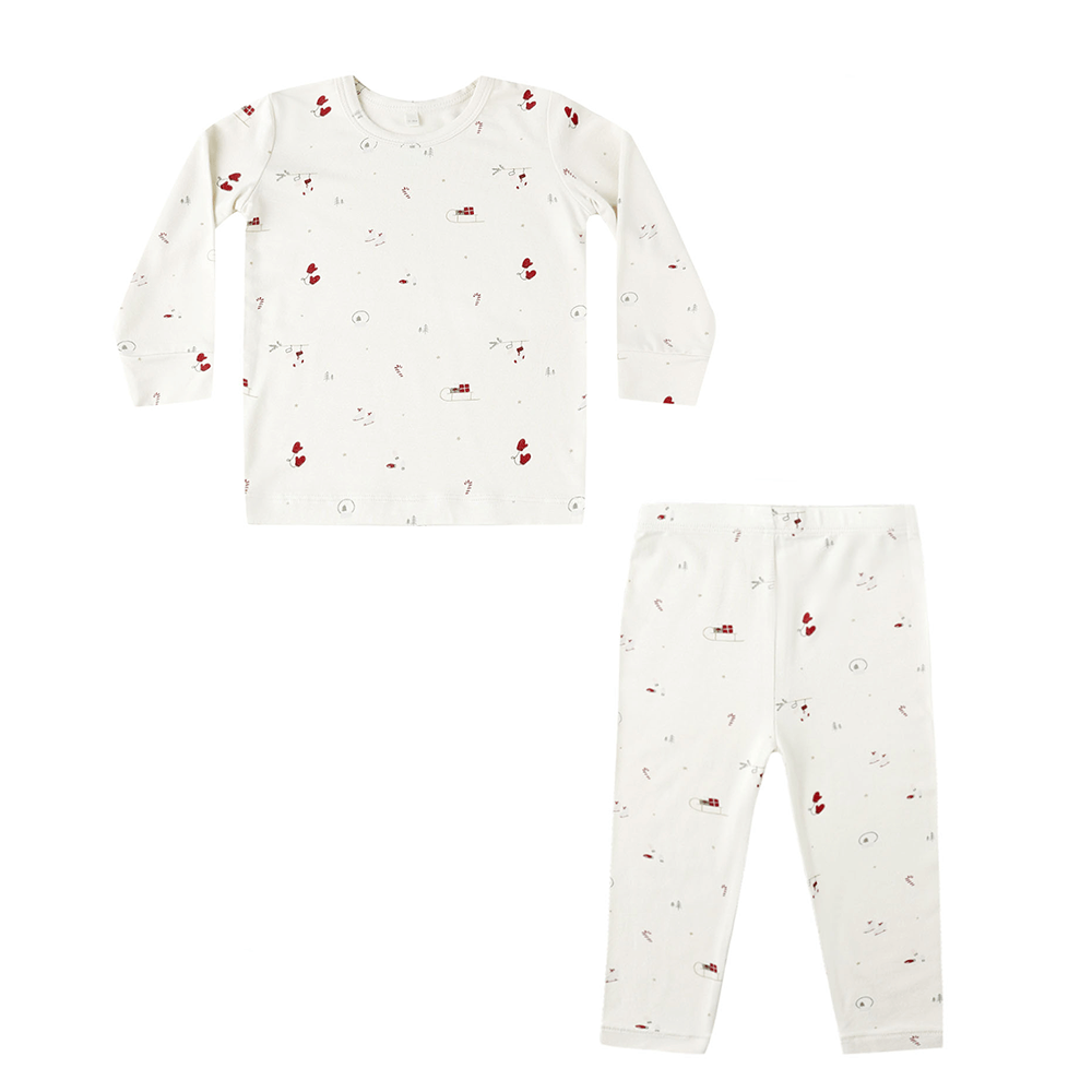 Quincy Mae Bamboo Pajama Set - Winter Wonderland