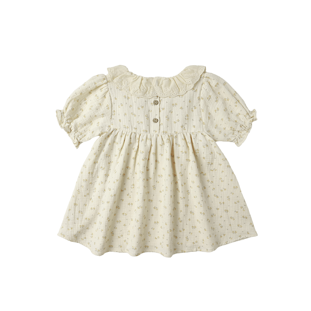 Quincy Mae Callie Short Sleeve Dress - Golden Floral