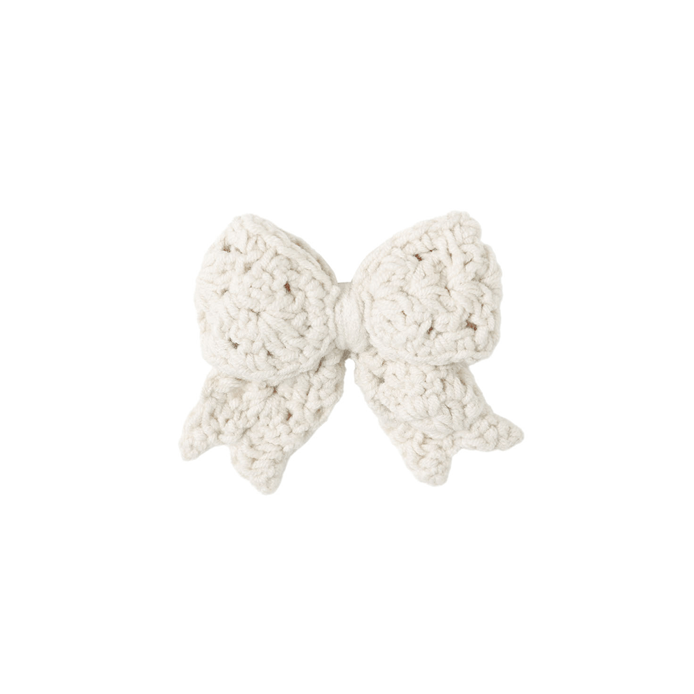 Quincy Mae Crochet Bow - Natural