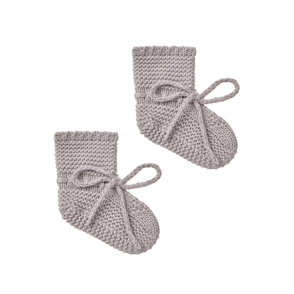 Quincy Mae Knit Booties - Lavender