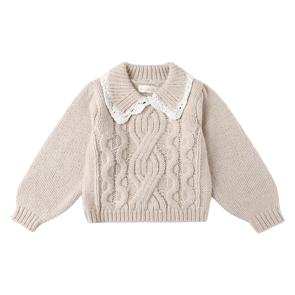Rylee + Cru Alice Sweater - Heathered Antique