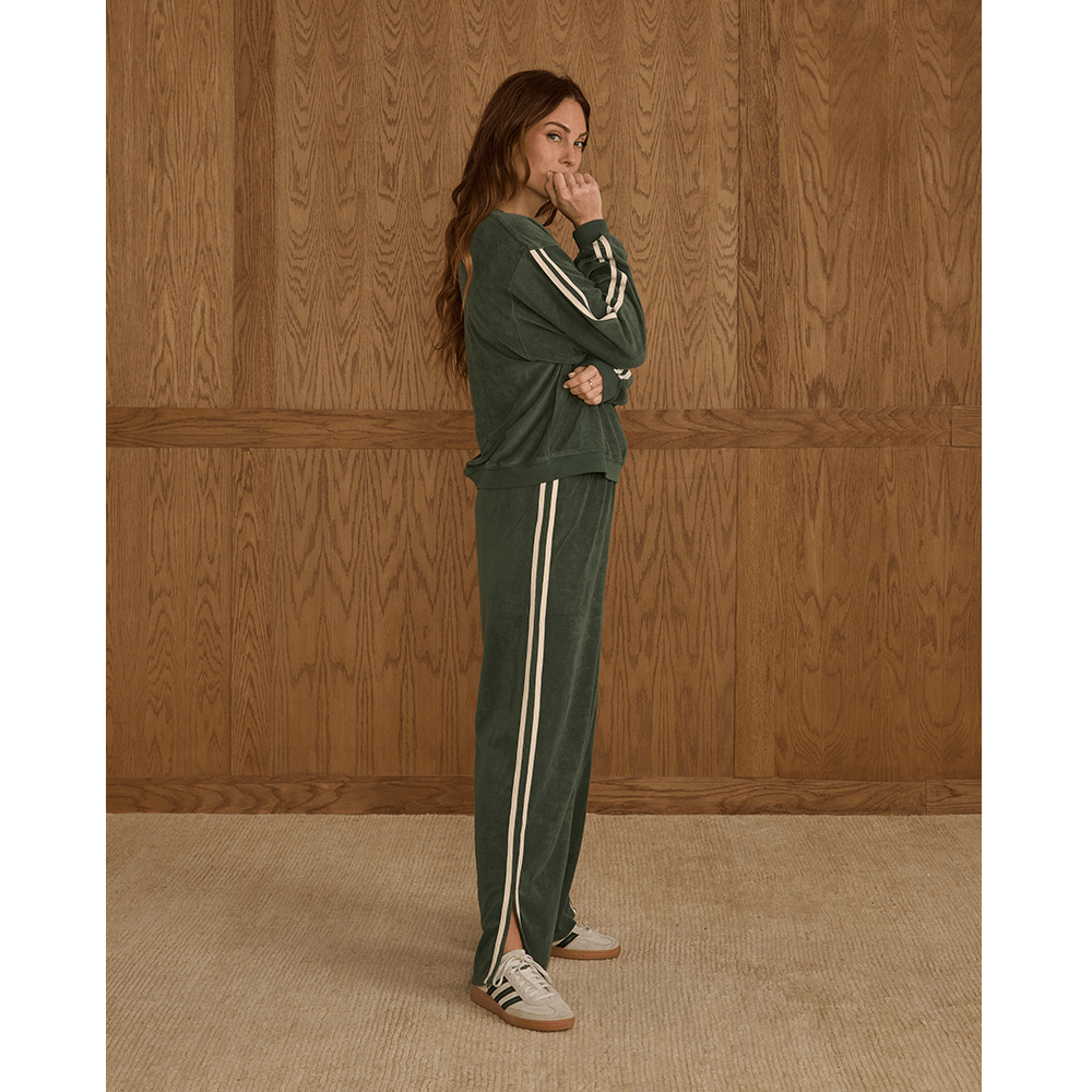 Rylee + Cru Womens Track Pant - Green
