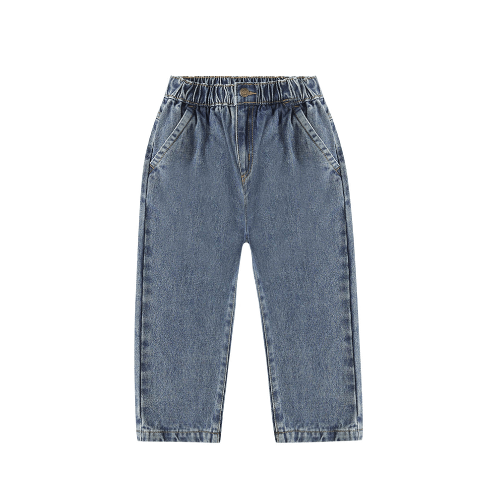 Rylee + Cru Baggy Pant - Indigo Denim