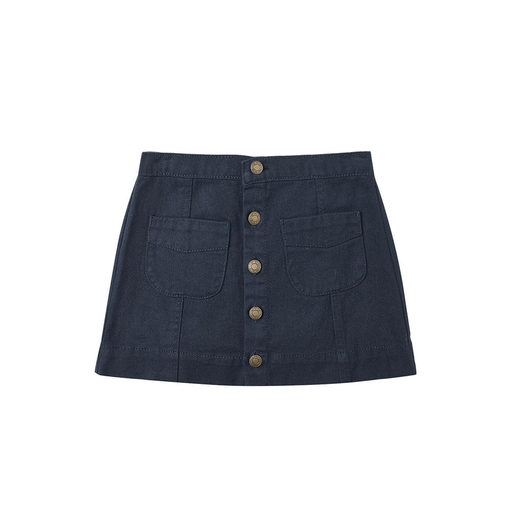 Rylee + Cru Denver Mini Skirt - Indigo Denim
