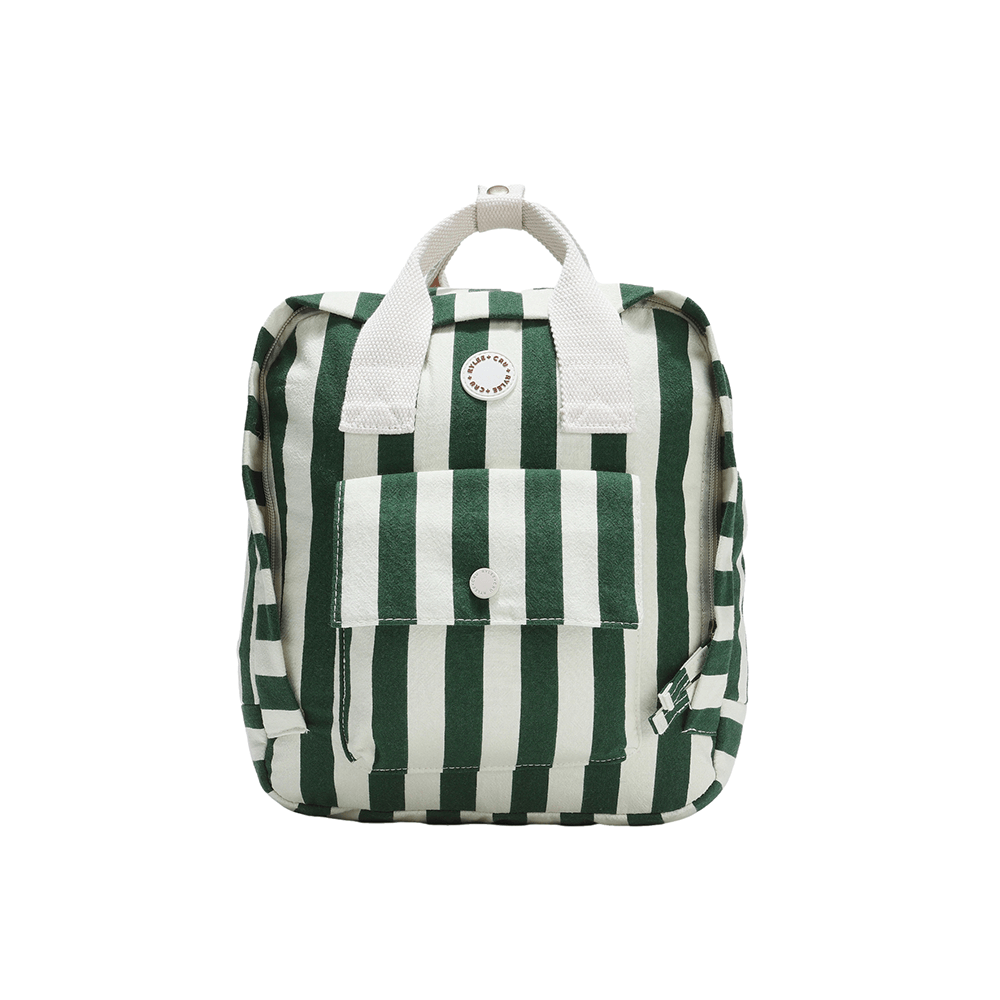Rylee + Cru Mini Backpack - Green Stripe