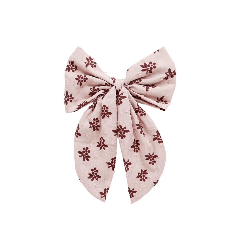 Rylee + Cru Oversized Bow - Blush Fleur