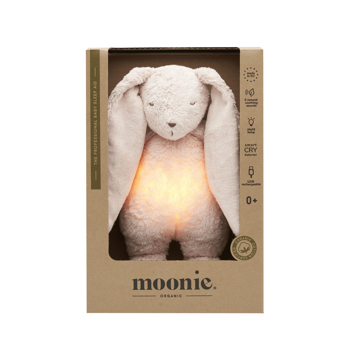 Moonie Organic Humming Bunny 2.0 - Rose
