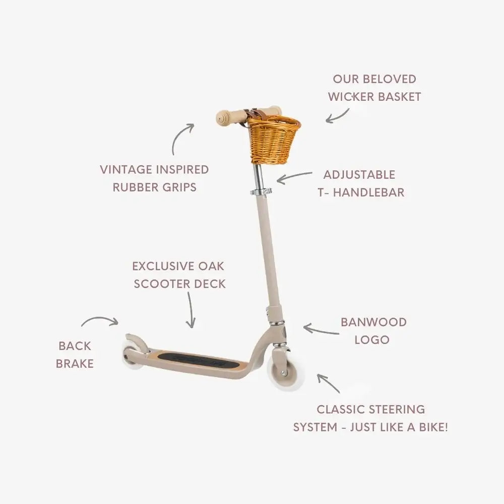 Banwood Maxi Scooter - Beige