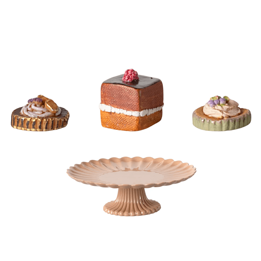 Maileg Mini Cakes & Cake Stand