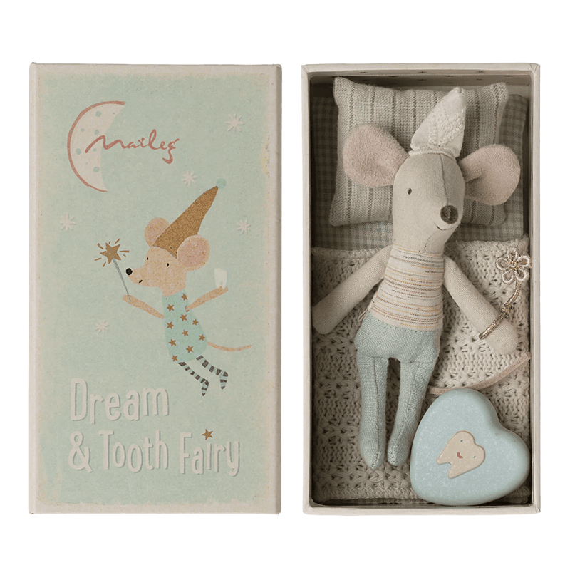 Maileg Tooth Fairy Mouse - Little Brother Blue
