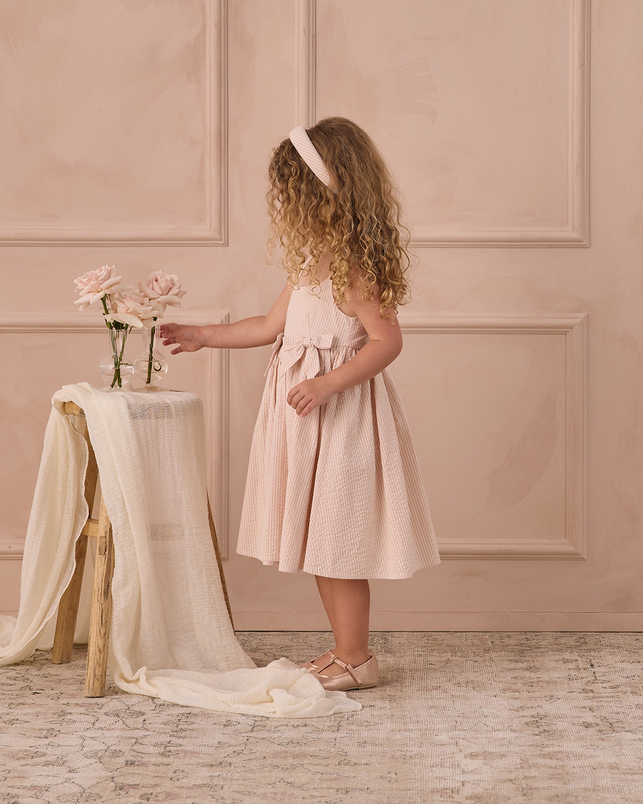 Beatrice Midi Dress - Petal