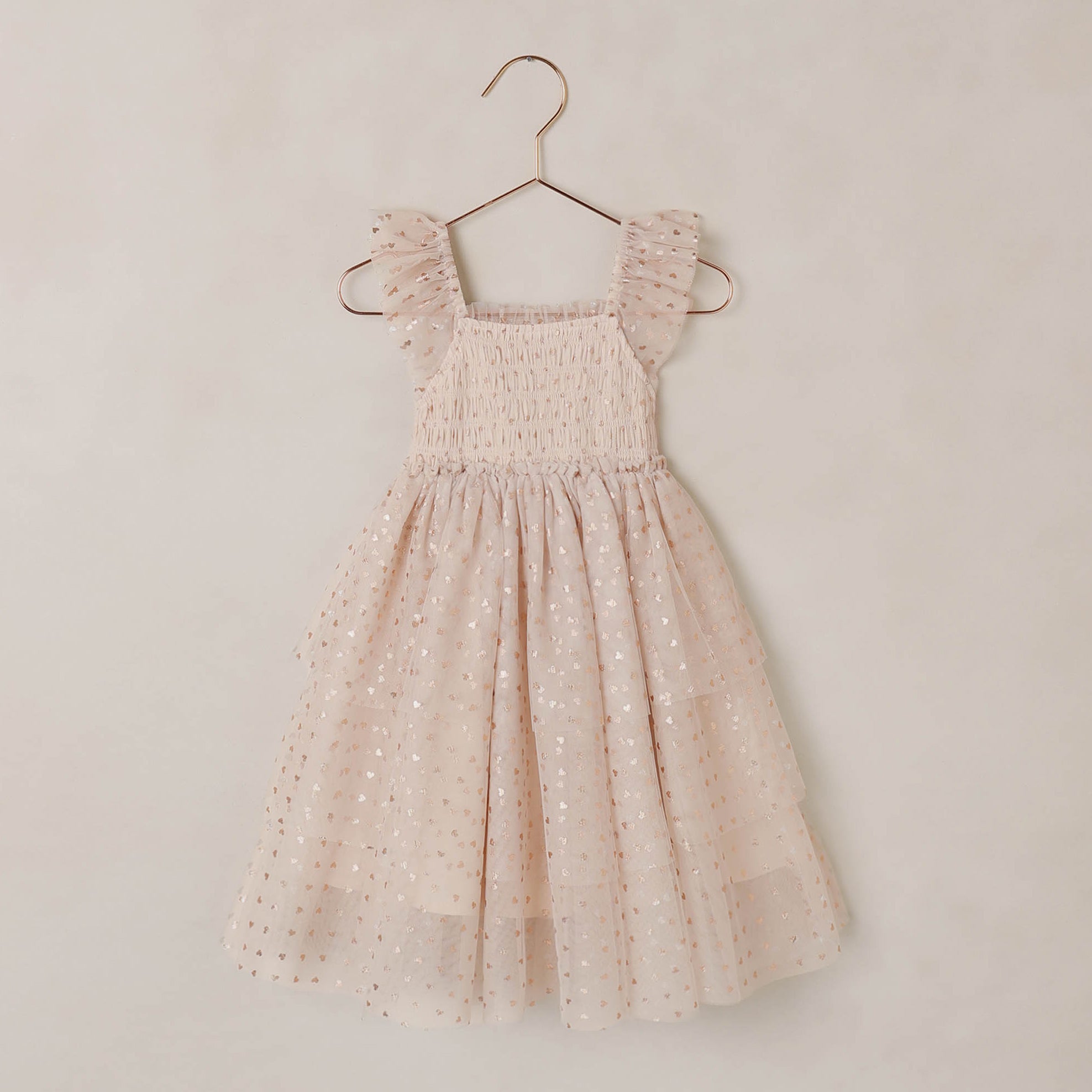 Valentina Dress - Rose Gold Hearts