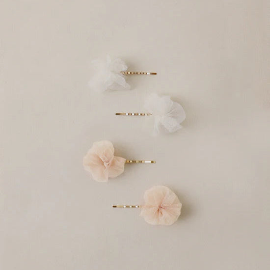 Pom Pom Pins - Ivory, Pearl