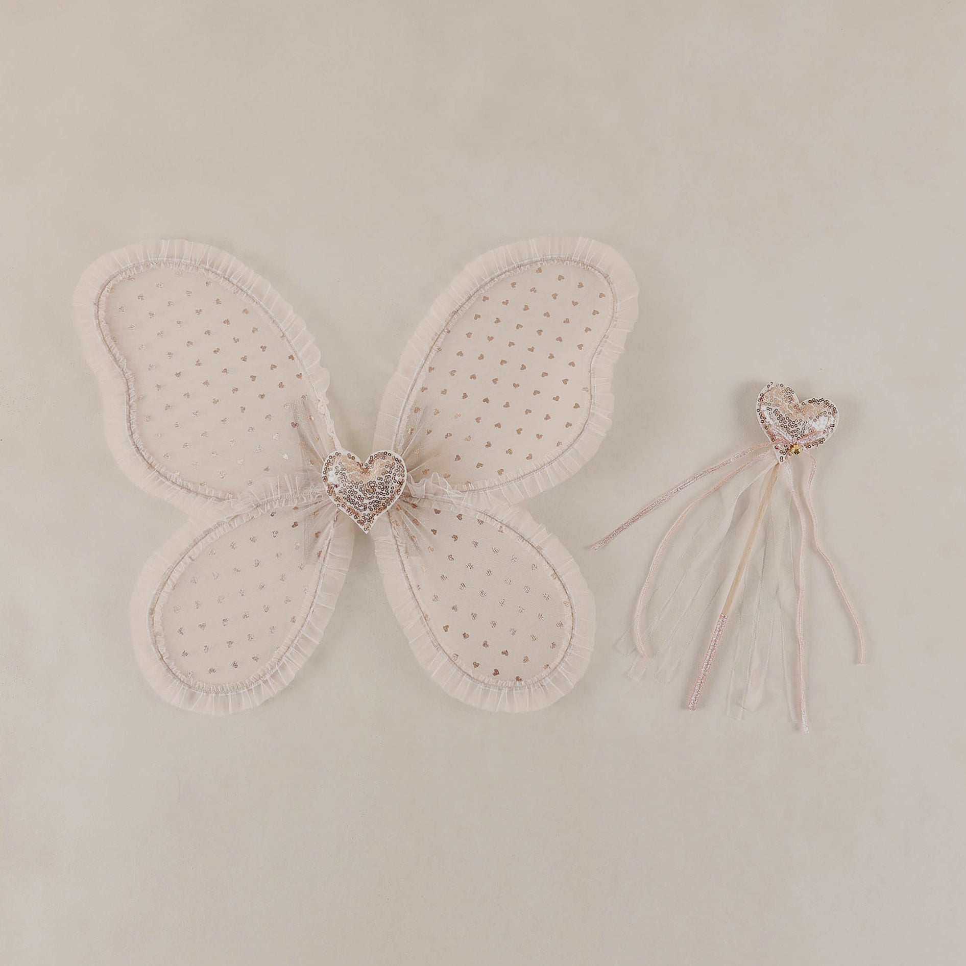 Fairy Set - Rose Gold Hearts