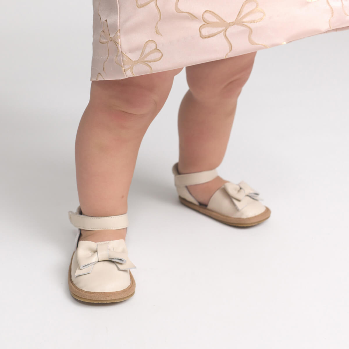 Pretty Brave Bella Baby Sandal - Stone